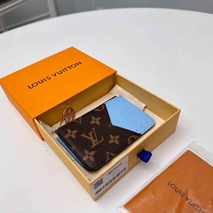 LOUIS VUITTON M83602 ロミーカードケース モノグラム ブルー サイズ:12x8x0.8cm