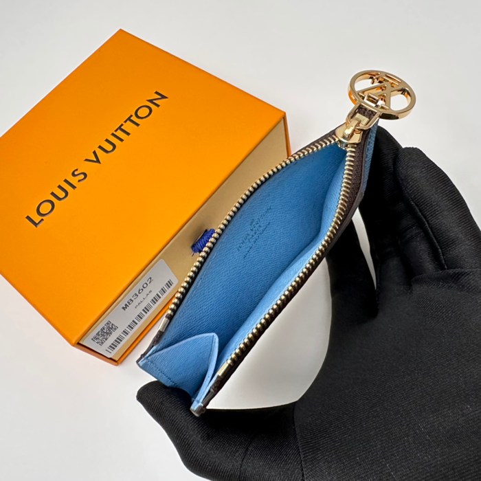 LOUIS VUITTON M83602 ロミーカードケース モノグラム ブルー サイズ:12x8x0.8cm