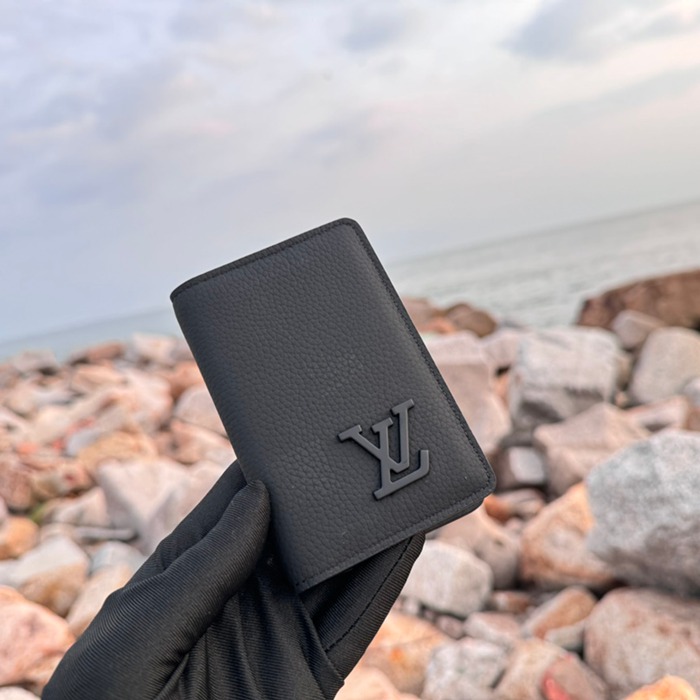 LOUIS VUITTON M69979 ポケットオーガナイザー LVエアログラム ブラック サイズ:8x11cm