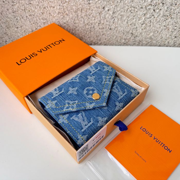 LOUIS VUITTON M13212 ヴィクトリーヌ財布 モノグラムデニム サイズ:12x2.5x9.5cm