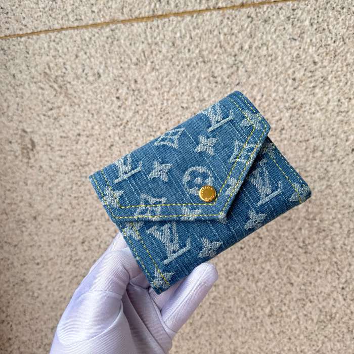 LOUIS VUITTON M13212 ヴィクトリーヌ財布 モノグラムデニム サイズ:12x2.5x9.5cm
