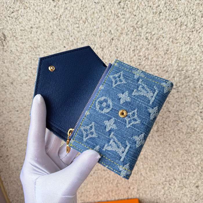 LOUIS VUITTON M13212 ヴィクトリーヌ財布 モノグラムデニム サイズ:12x2.5x9.5cm