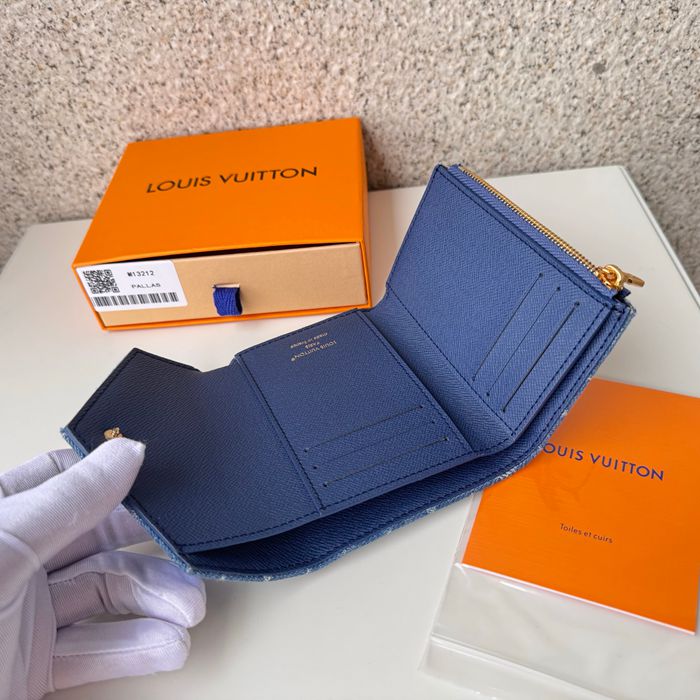 LOUIS VUITTON M13212 ヴィクトリーヌ財布 モノグラムデニム サイズ:12x2.5x9.5cm