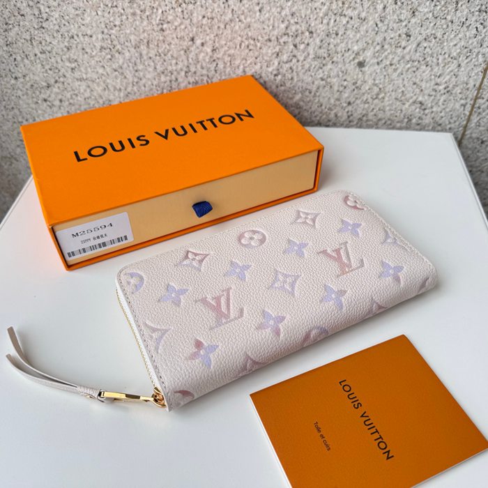 LOUIS VUITTON M25594 ジッピー長財布 モノグラムアンプラント サイズ:19.5x10.5x2.5cm