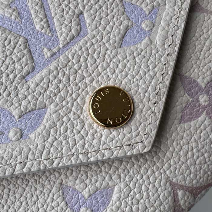 LOUIS VUITTON M25649 ヴィクトリーヌ財布 モノグラムアンプラント サイズ:12x9.5x2.5cm