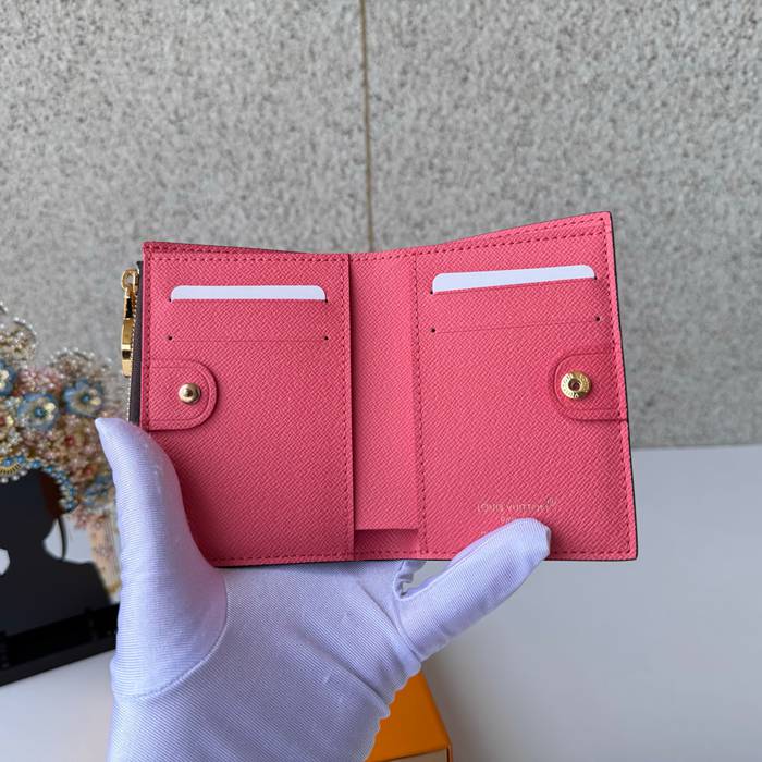 LOUIS VUITTON M25692 リサ財布 モノグラム ピンク サイズ:9x11.5x1.5cm