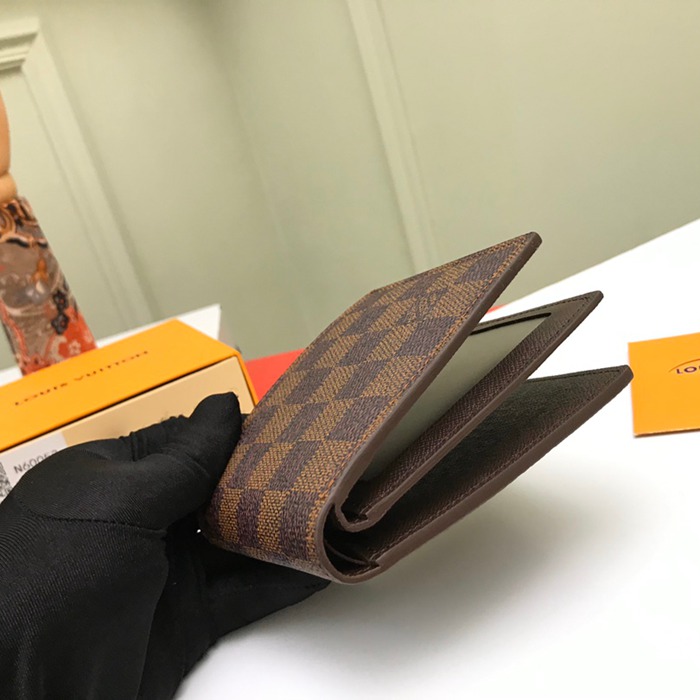 LOUIS VUITTON N60053 アメリゴ財布 ダミエエベン サイズ:11.5x9.5cm