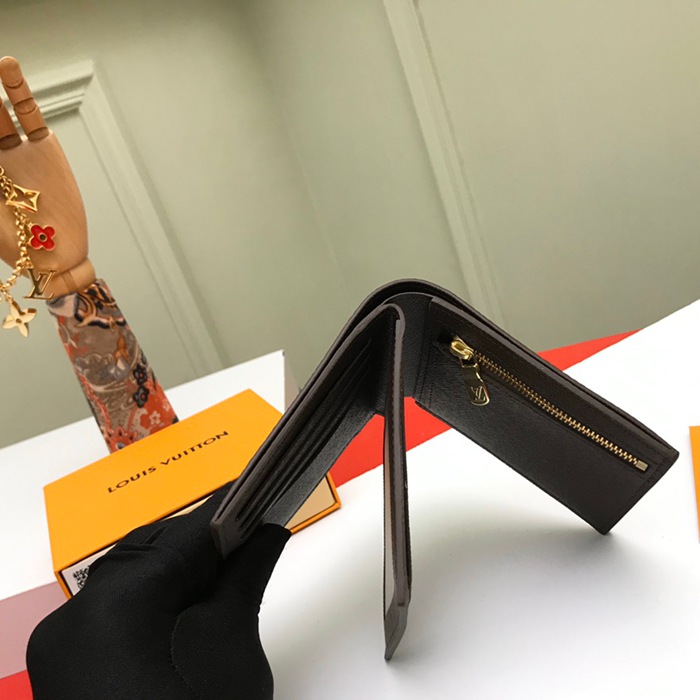 LOUIS VUITTON N60053 アメリゴ財布 ダミエエベン サイズ:11.5x9.5cm