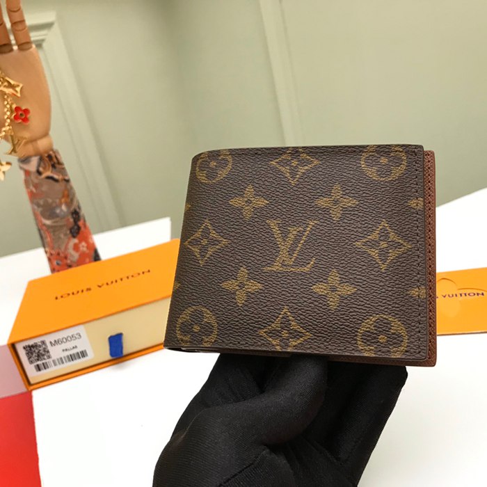 LOUIS VUITTON M60053 アメリゴ財布 モノグラム サイズ:11.5x9.5cm