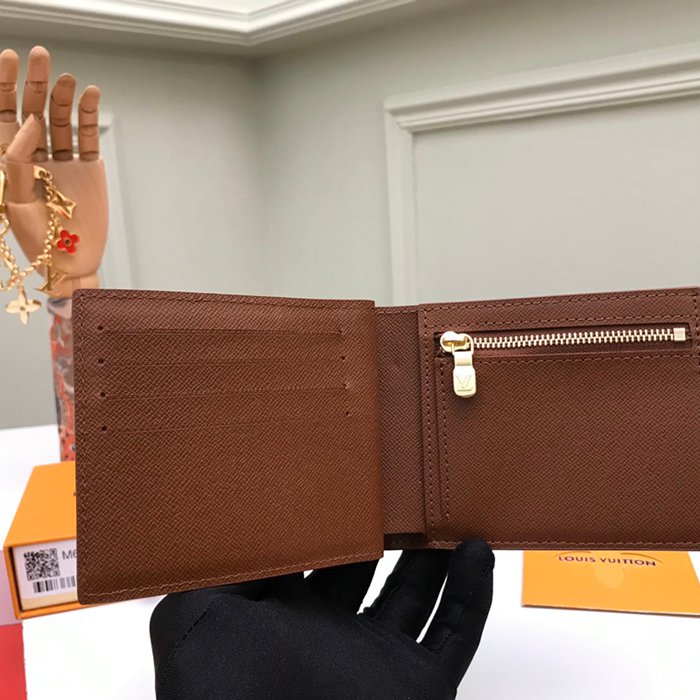 LOUIS VUITTON M60053 アメリゴ財布 モノグラム サイズ:11.5x9.5cm