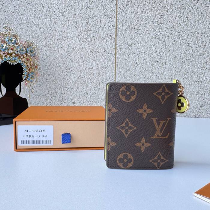 LOUIS VUITTON M14628 ポケットオーガナイザー LVシャルム グリーン サイズ:9x10x2.5cm