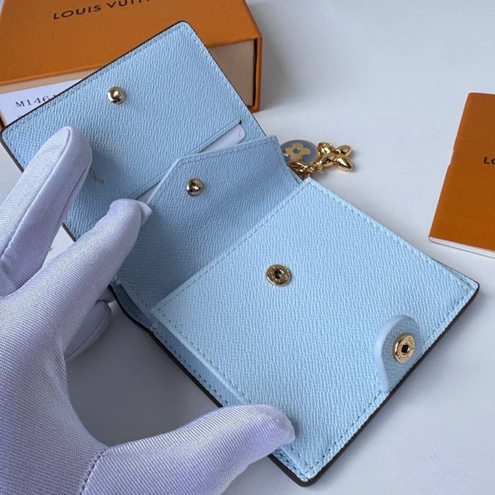 LOUIS VUITTON M14613 ポケットオーガナイザー LVシャルム ブルー サイズ:9x10x2.5cm