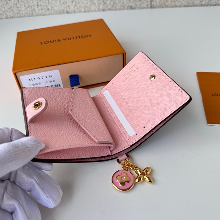 LOUIS VUITTON M14718 ポケットオーガナイザー LVシャルム ピンク サイズ:9x10x2.5cm