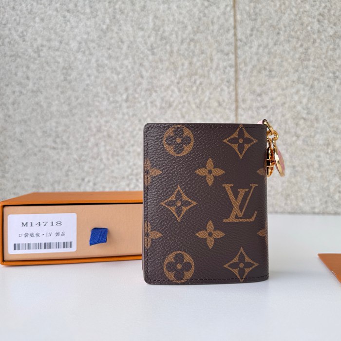 LOUIS VUITTON M14718 ポケットオーガナイザー LVシャルム ピンク サイズ:9x10x2.5cm