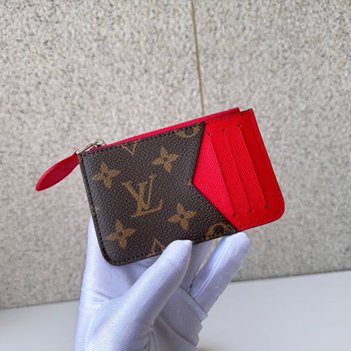 LOUIS VUITTON 12385 ロミーカードケース カラーマニアシリーズ レッド サイズ:12x8x0.8cm