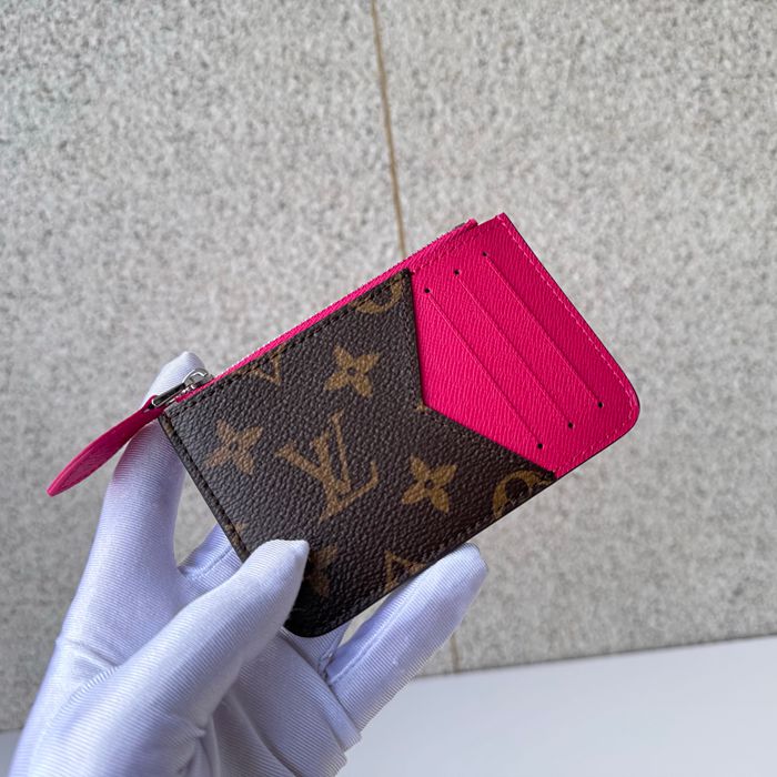 LOUIS VUITTON 12386 ロミーカードケース カラーマニアシリーズ ピンク サイズ:12x8x0.8cm