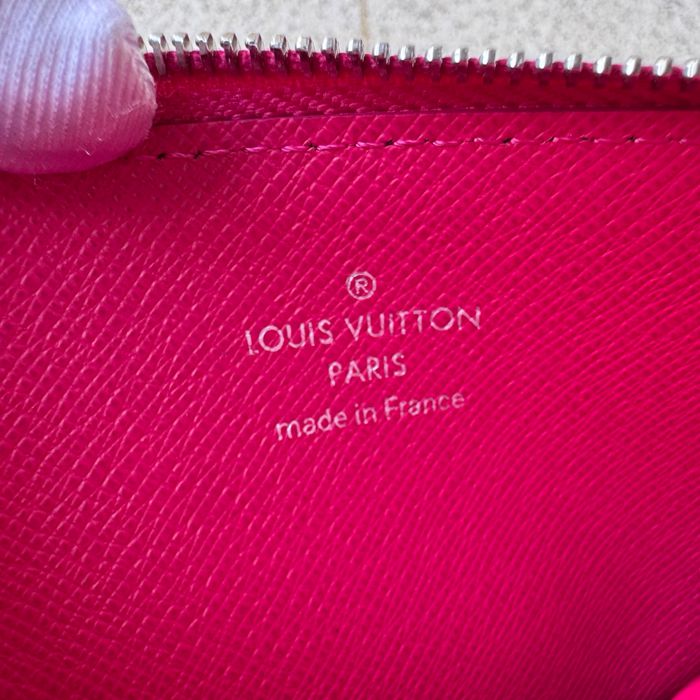 LOUIS VUITTON 12386 ロミーカードケース カラーマニアシリーズ ピンク サイズ:12x8x0.8cm