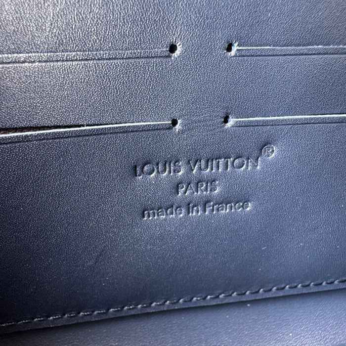 LOUIS VUITTON M14847 長財布 ジッピー モノグラムシャドウ ブルー サイズ:21x10x2.5cm