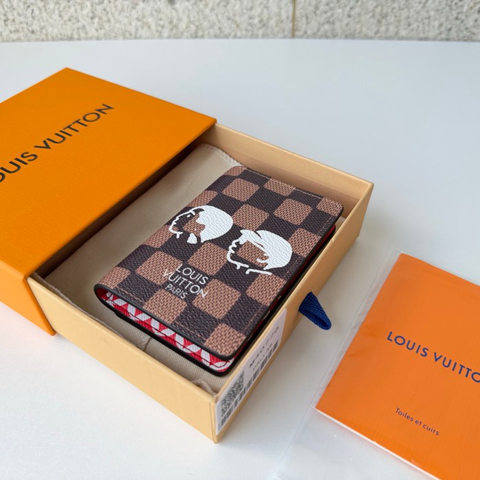 LOUIS VUITTON N40776 カードケース ダミエアズール ファレルウィリアムズ サイズ:7.5x1x11.1cm