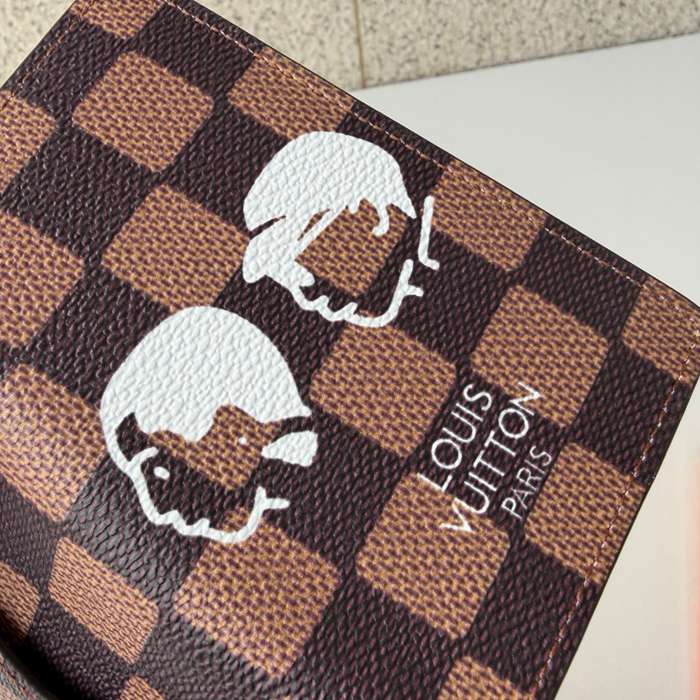 LOUIS VUITTON N40776 カードケース ダミエアズール ファレルウィリアムズ サイズ:7.5x1x11.1cm