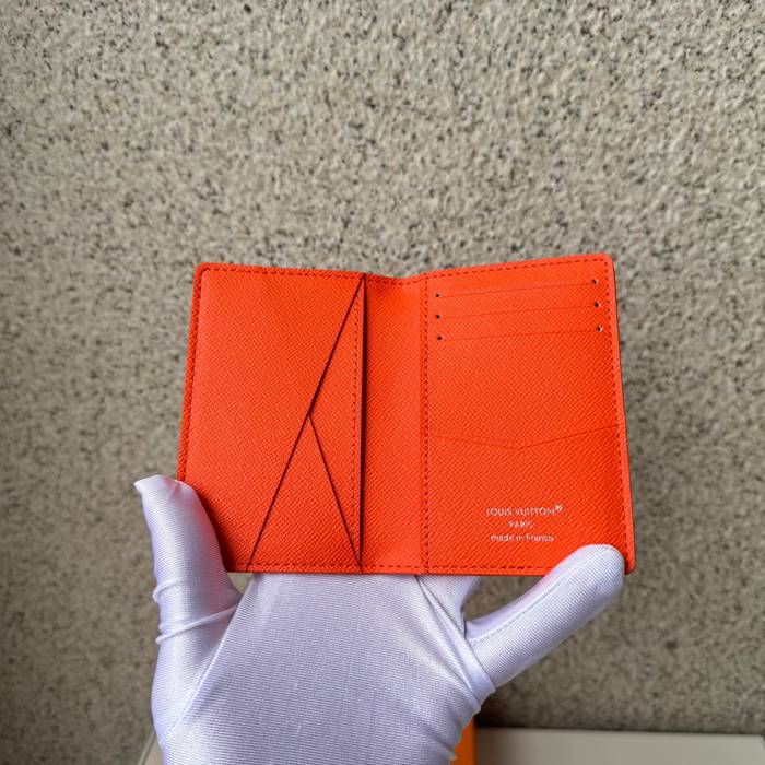LOUIS VUITTON M14883 ポケットオーガナイザー カラードモノグラム スポーツシーン オレンジ サイズ:7.5x11.1cm