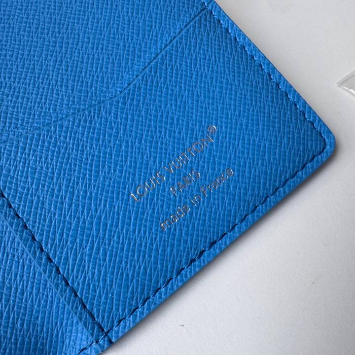 LOUIS VUITTON M14881 ポケットオーガナイザー カラードモノグラム スポーツシーン ブルー サイズ:7.5x11.1cm