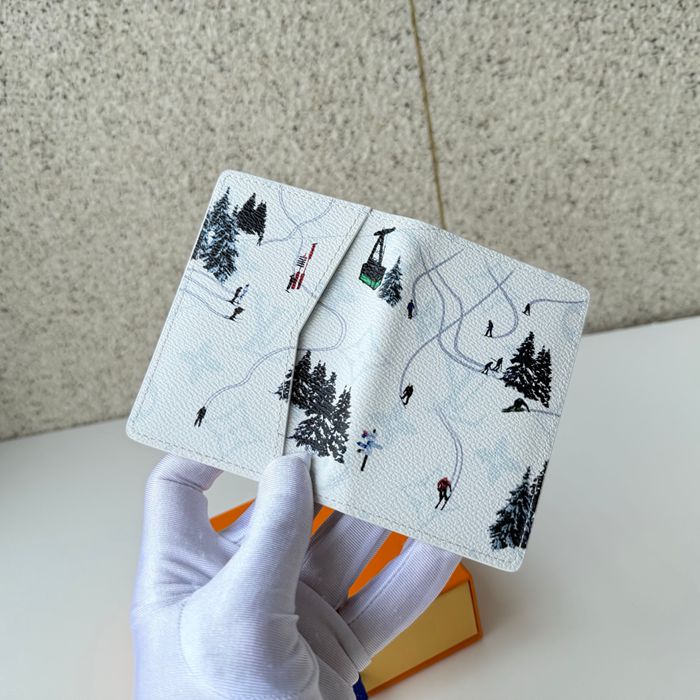 LOUIS VUITTON M14882 ポケットオーガナイザー カラードモノグラム スポーツシーン ホワイト サイズ:7.5x11.1cm