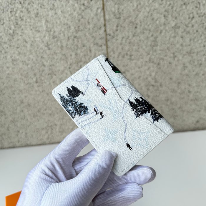 LOUIS VUITTON M14882 ポケットオーガナイザー カラードモノグラム スポーツシーン ホワイト サイズ:7.5x11.1cm