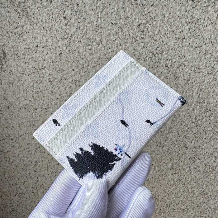 LOUIS VUITTON M14864 カードケース カラードモノグラム スポーツシーン ホワイト サイズ:11x1.5cm