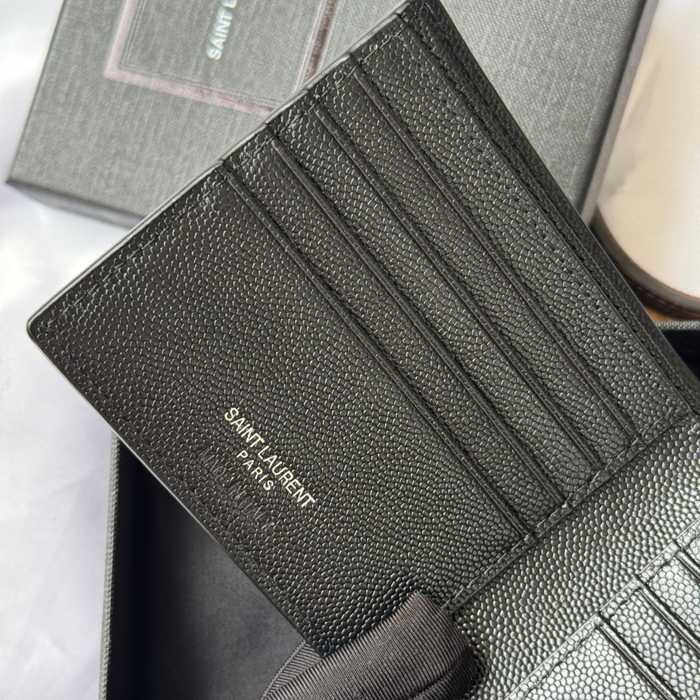 SAINT LAURENT 453276 メンズ対折り財布 モノグラム サイズ:11x9.5x2.5cm