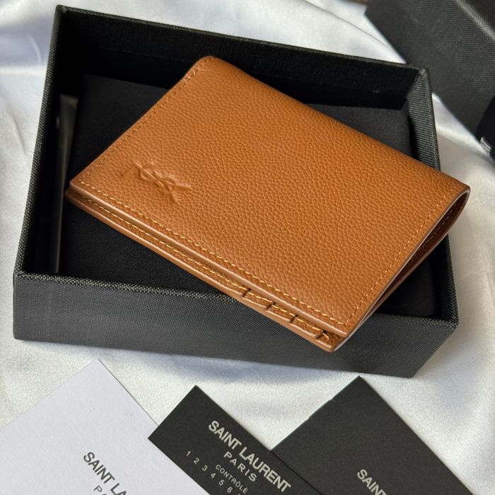 SAINT LAURENT 668736 二つ折り財布 荔枝紋 サイズ:11.5x9cm