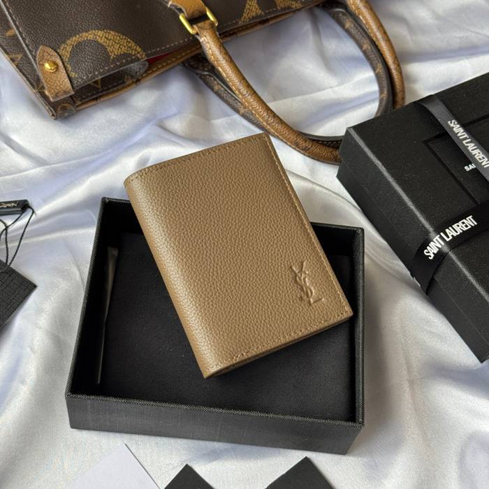 SAINT LAURENT 668736 二つ折り財布 荔枝紋 サイズ:11.5x9cm