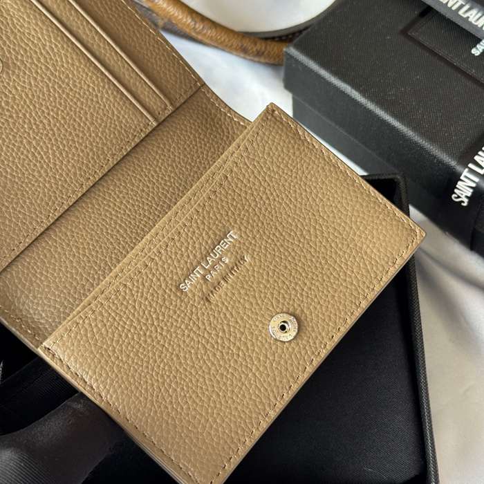 SAINT LAURENT 693492 フラップ名刺ケース 荔枝紋メタル サイズ:11x7.5cm