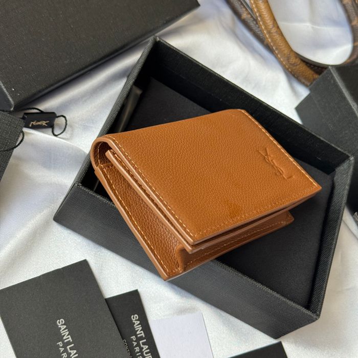 SAINT LAURENT 693492 フラップ名刺ケース 荔枝紋 サイズ:11x7.5cm
