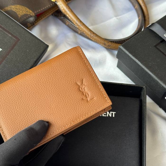 SAINT LAURENT 693492 フラップ名刺ケース 荔枝紋 サイズ:11x7.5cm