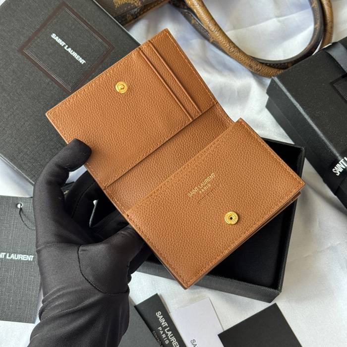 SAINT LAURENT 693492 フラップ名刺ケース 荔枝紋 サイズ:11x7.5cm