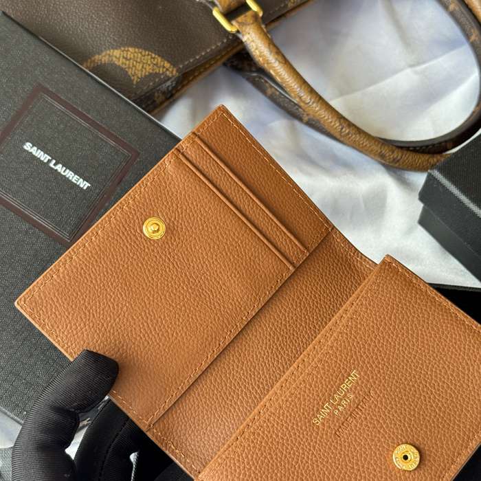 SAINT LAURENT 693492 フラップ名刺ケース 荔枝紋 サイズ:11x7.5cm