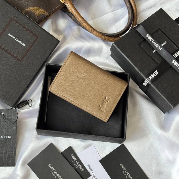 SAINT LAURENT 693492 フラップ名刺ケース 荔枝紋 サイズ:11x7.5cm
