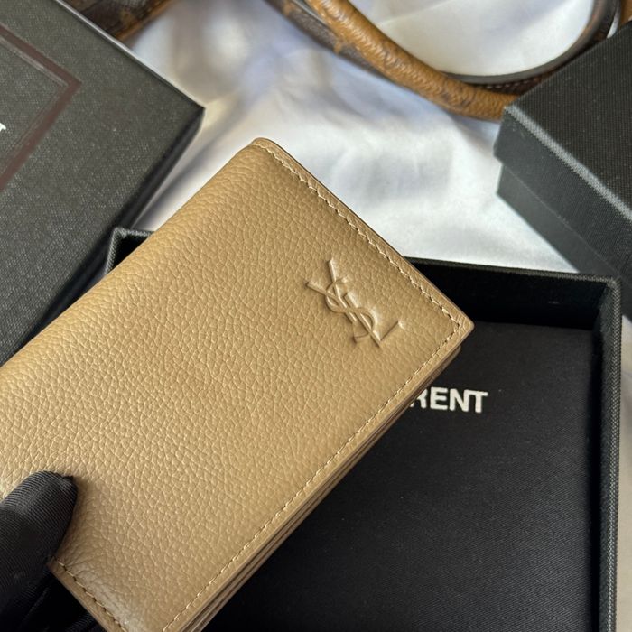 SAINT LAURENT 693492 フラップ名刺ケース 荔枝紋 サイズ:11x7.5cm