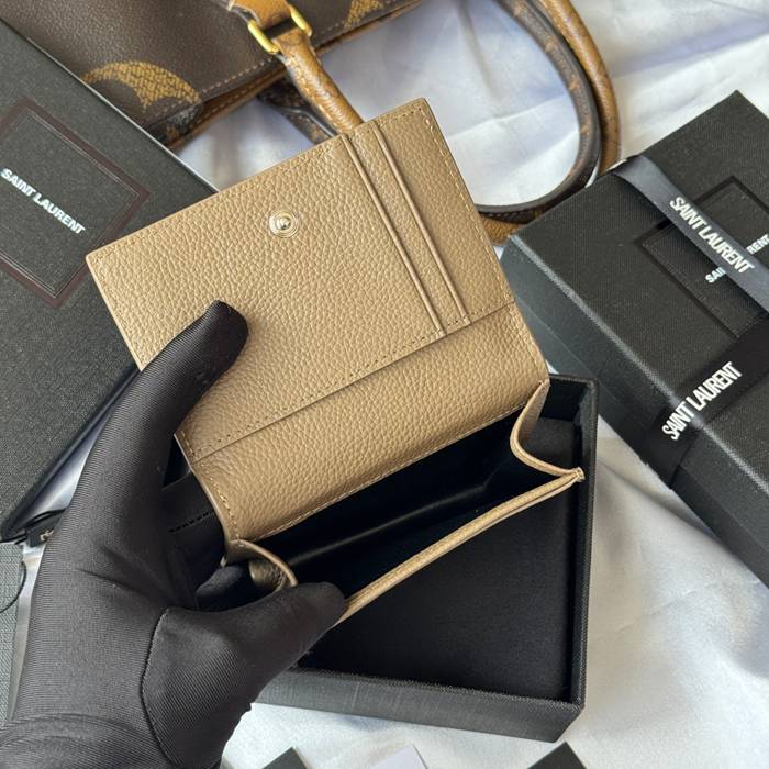 SAINT LAURENT 693492 フラップ名刺ケース 荔枝紋 サイズ:11x7.5cm